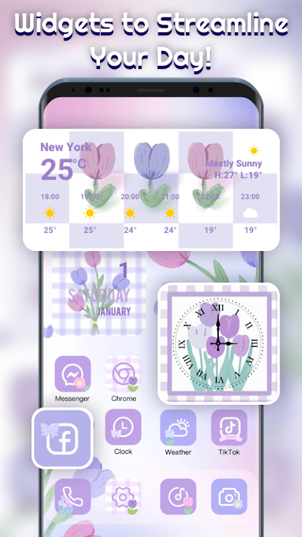 Themepack – App Icons, Widgets Mod स्क्रीनशॉट 4