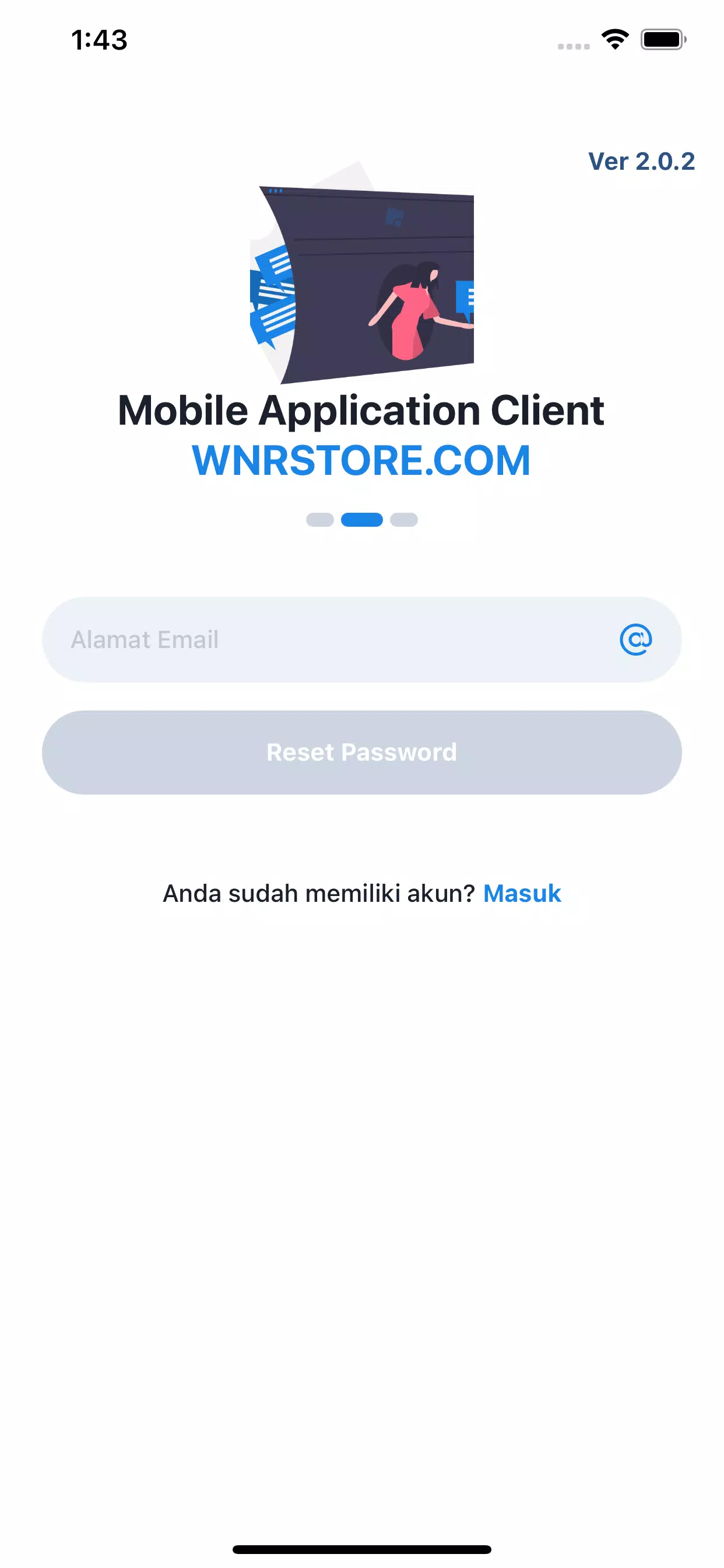 WNRStore Mobile - Jasa SMS OTP Captura de tela 2