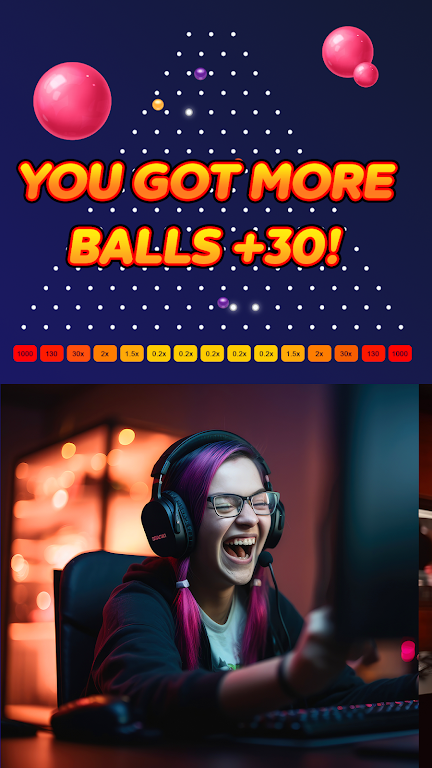 Plinko Balls - fast game Screenshot 1