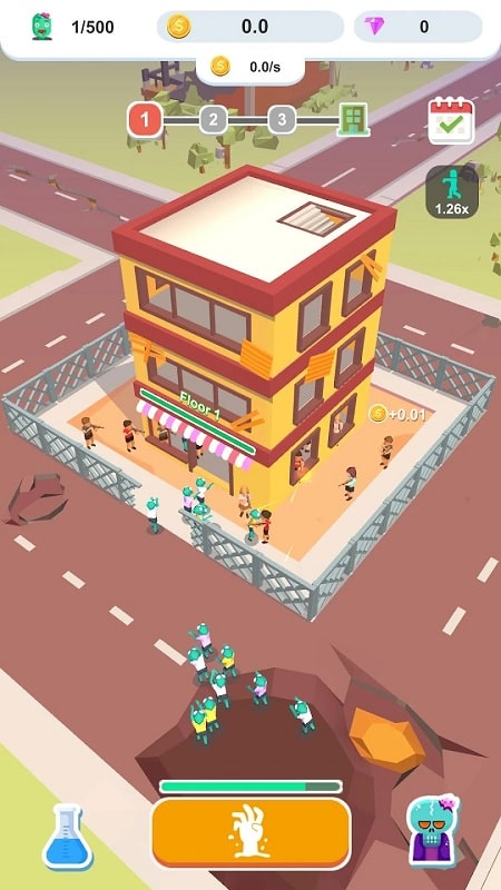 Idle Zombie Army スクリーンショット 1