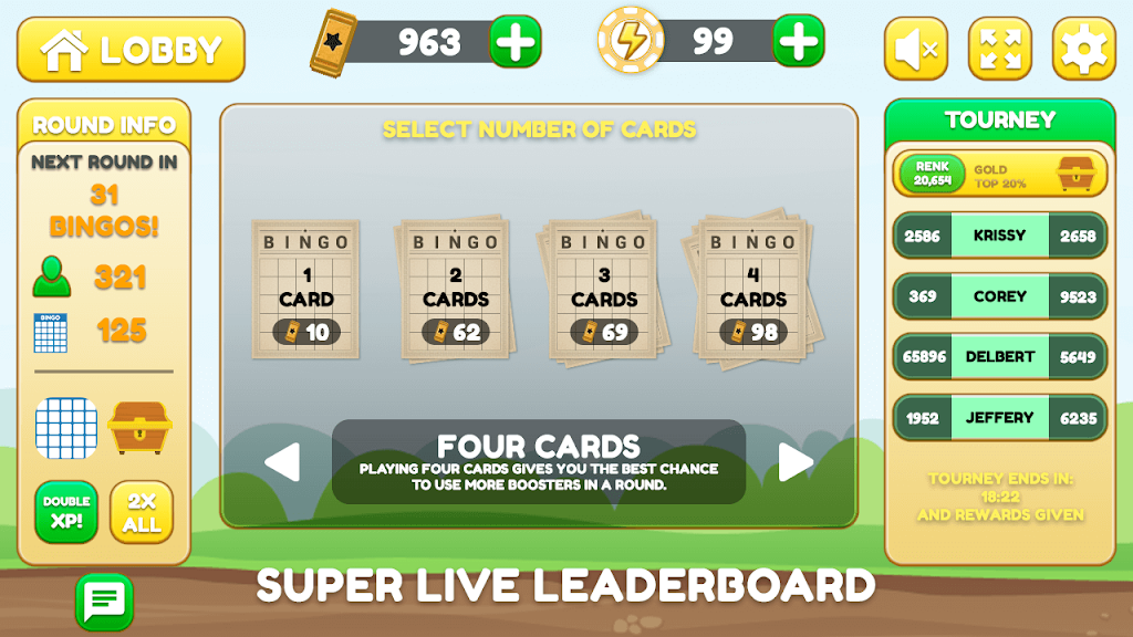 Bingo King-Free Bingo Games-Bingo Party-Bingo Captura de tela 1