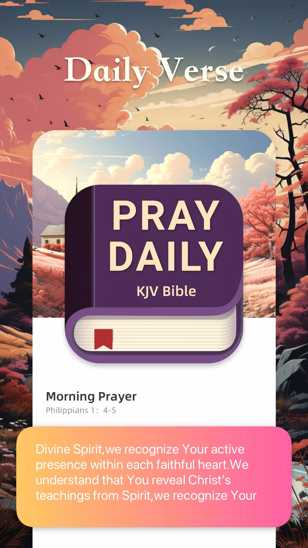 Pray Daily:KJV Bible Capture d’écran 1