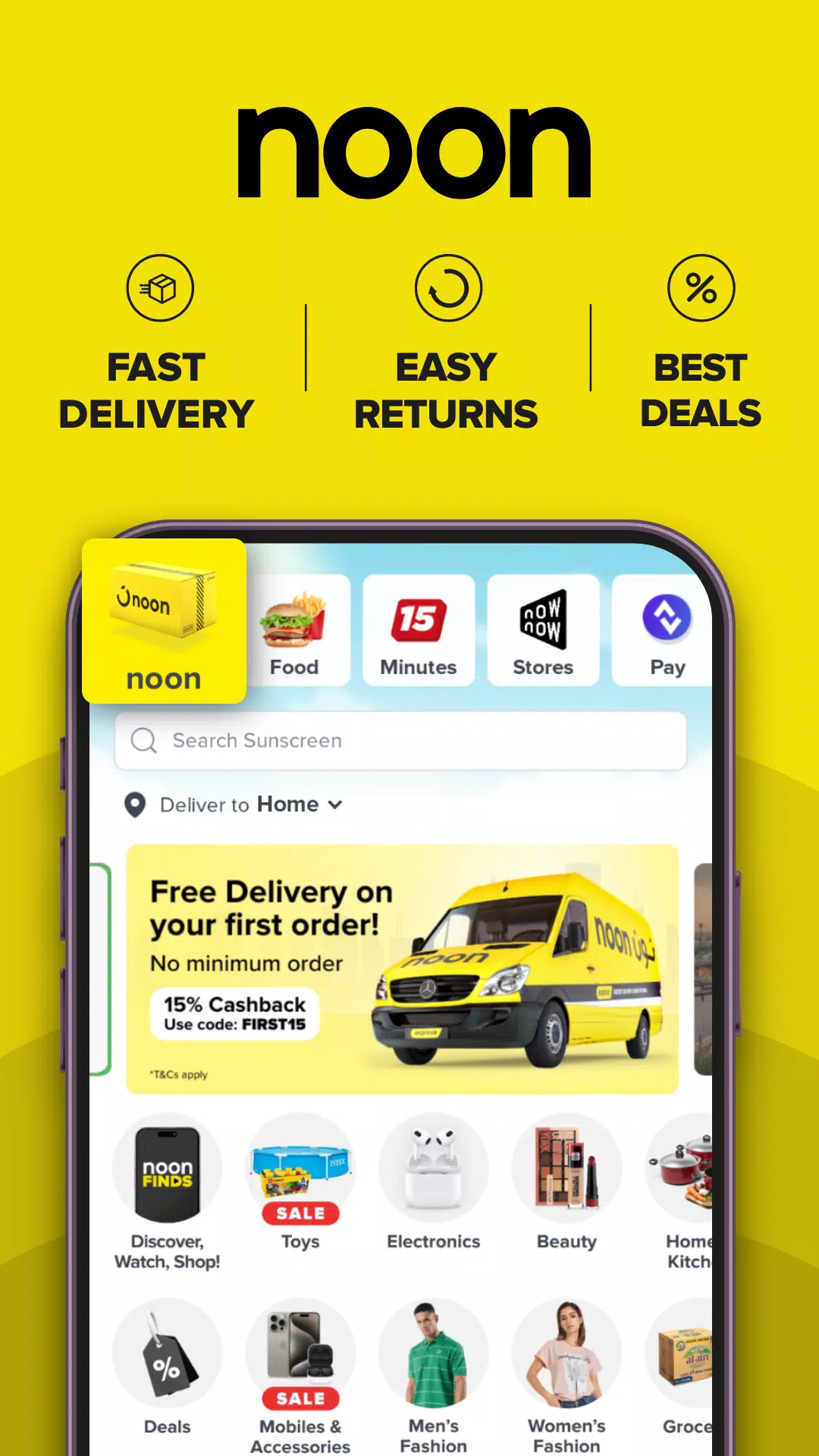 noon Shopping, Food, Grocery Screenshot 1