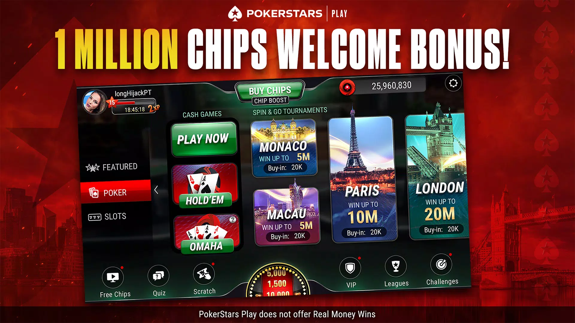 PokerStars Play 스크린샷 4