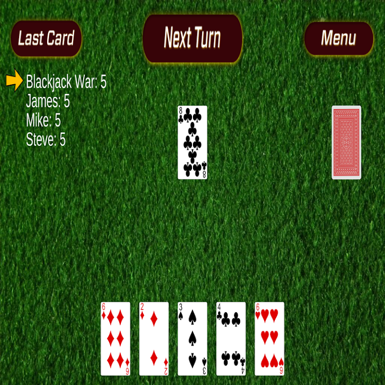 Blackjack War स्क्रीनशॉट 1