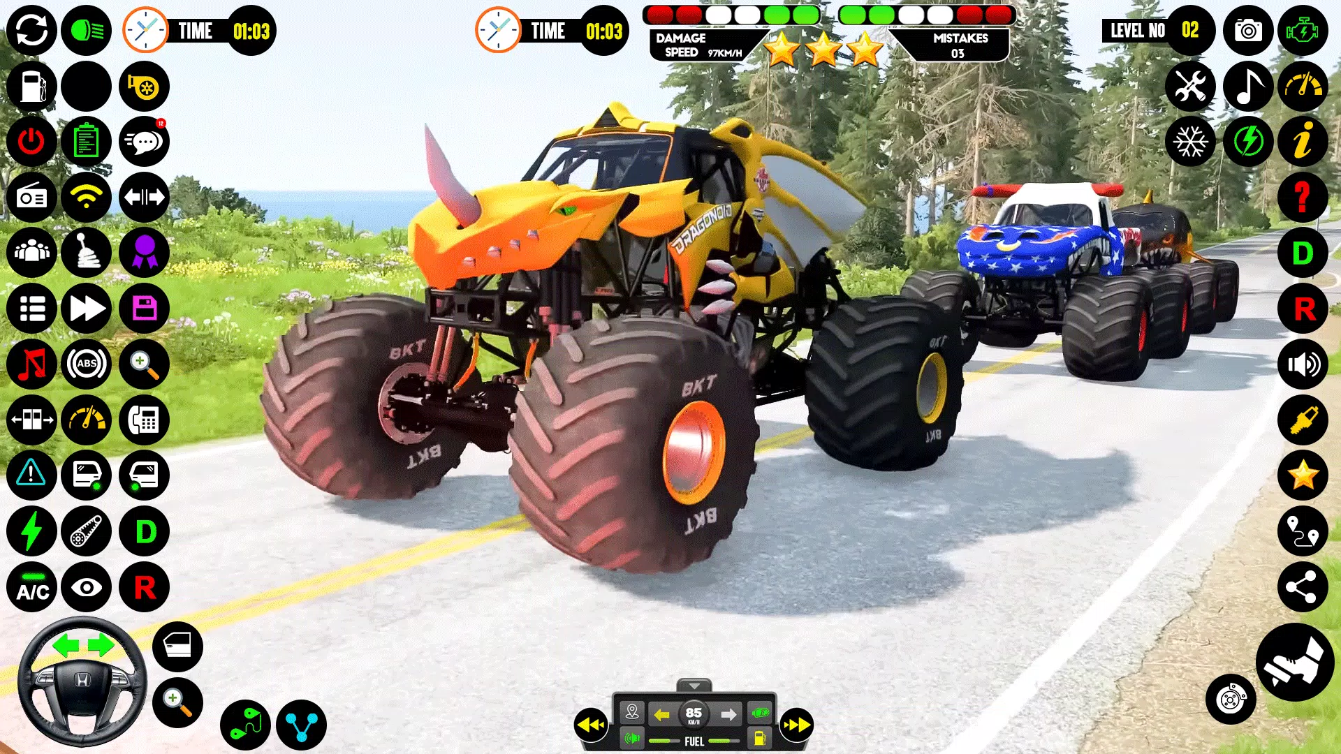 Monster Truck Racing: Truck 3D 스크린샷 4