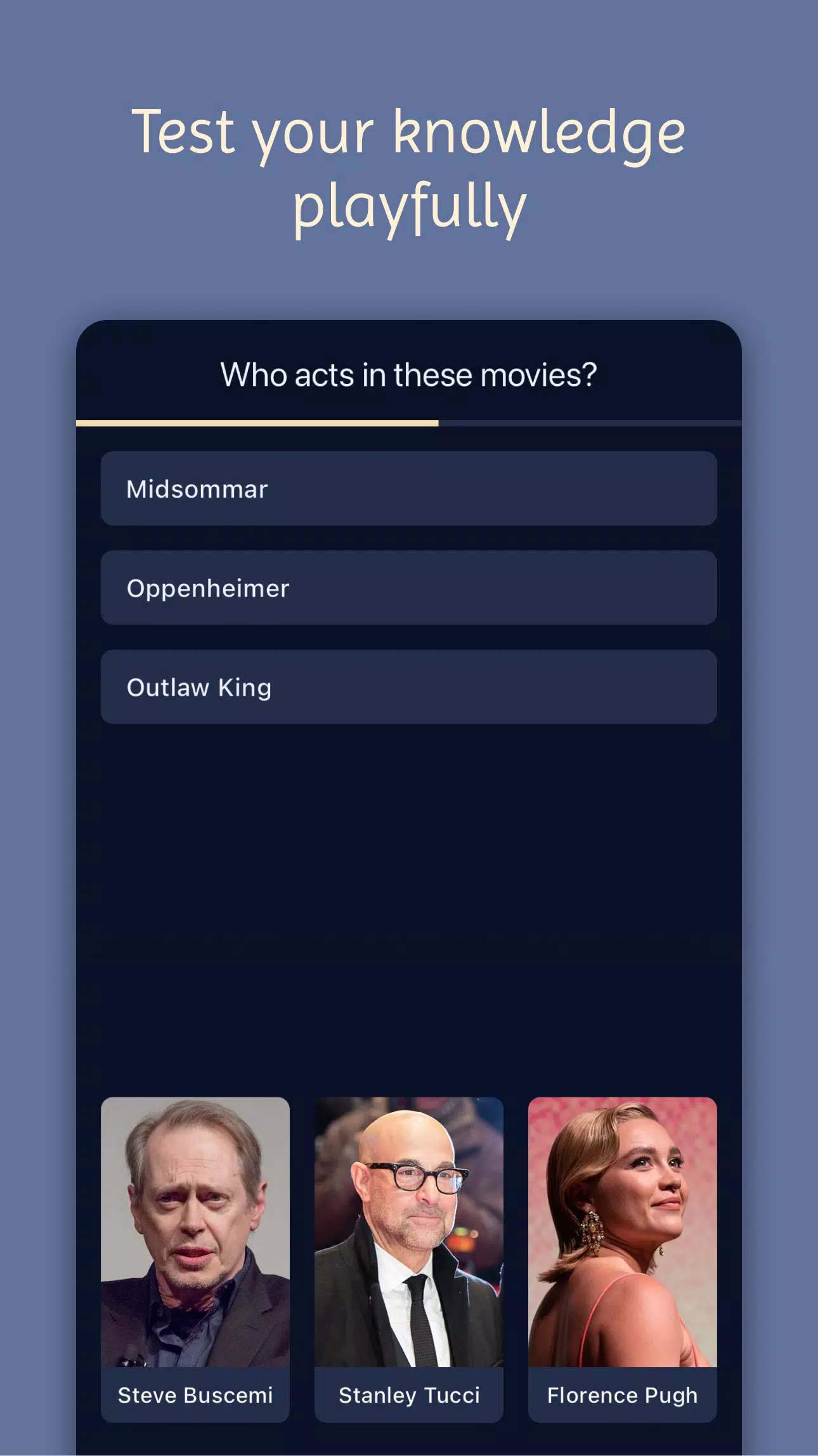 Movie & Actor Quiz 스크린샷 1