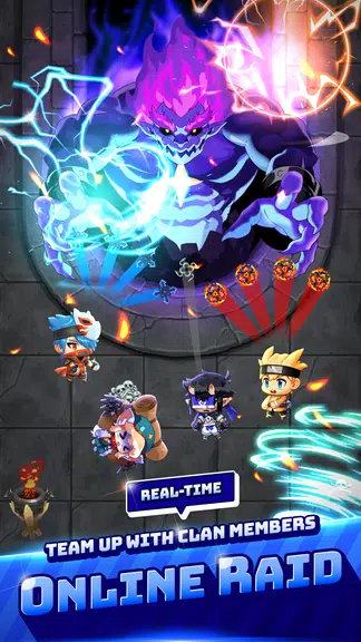 Idle Ninja Online: AFK MMORPG應用截圖第2張