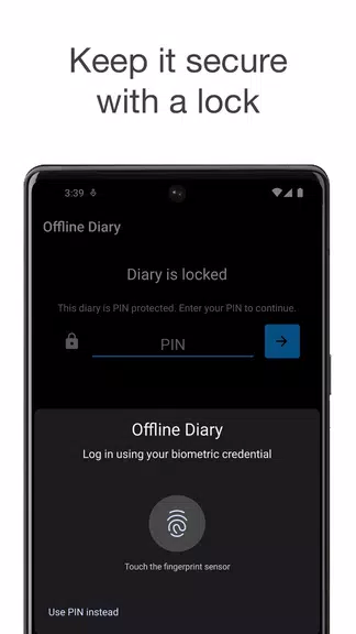 Offline Diary: Journal & Notes Captura de pantalla 4