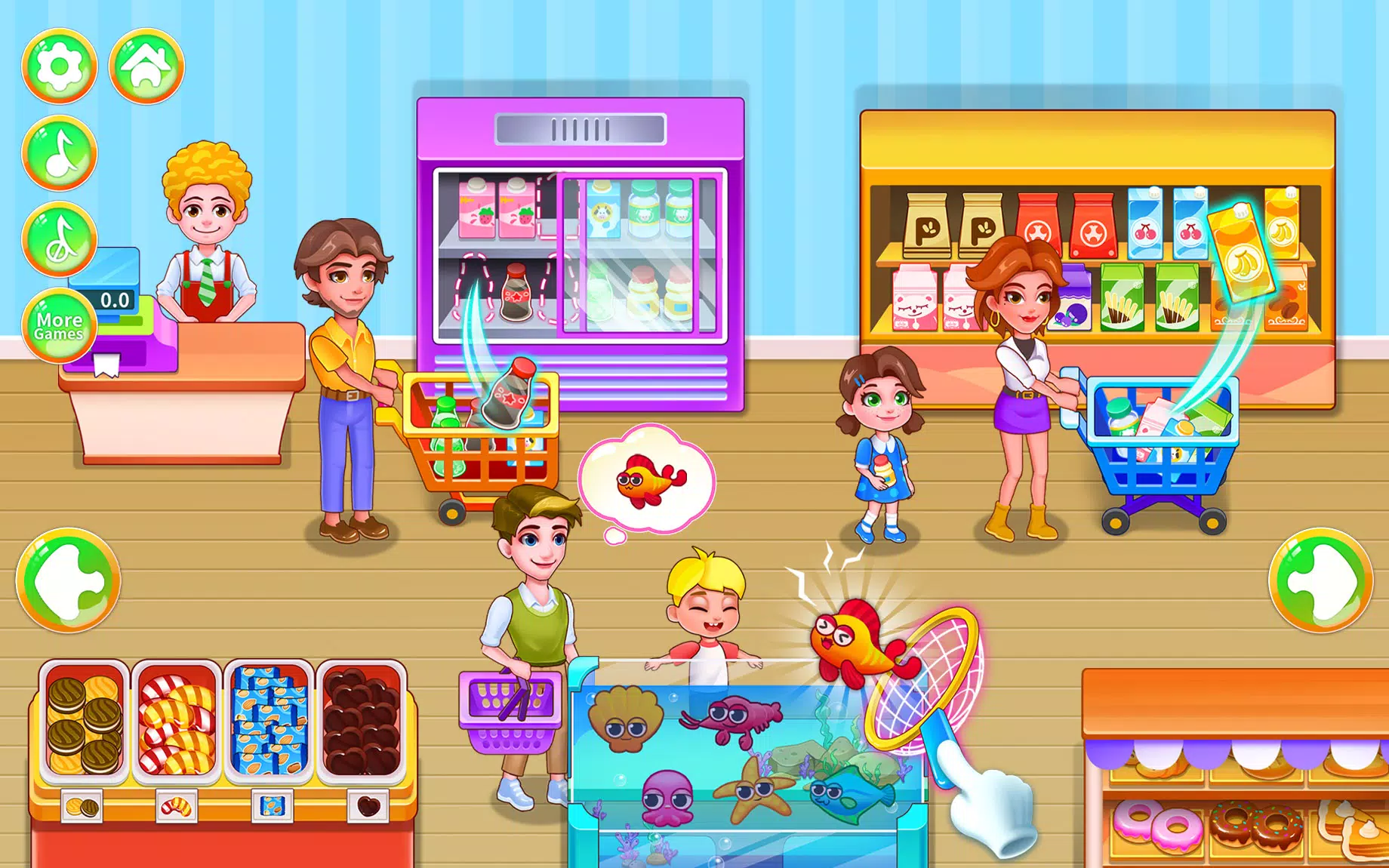 Supermarket Go Shopping Capture d’écran 2