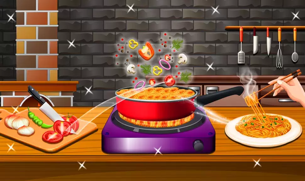 Crispy Noodles Cooking Game應用截圖第2張