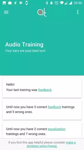 Audio Training EQ and Feedback 스크린샷 1