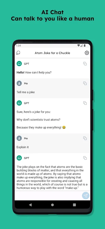 AI Chat - Smart Assistant Captura de tela 1