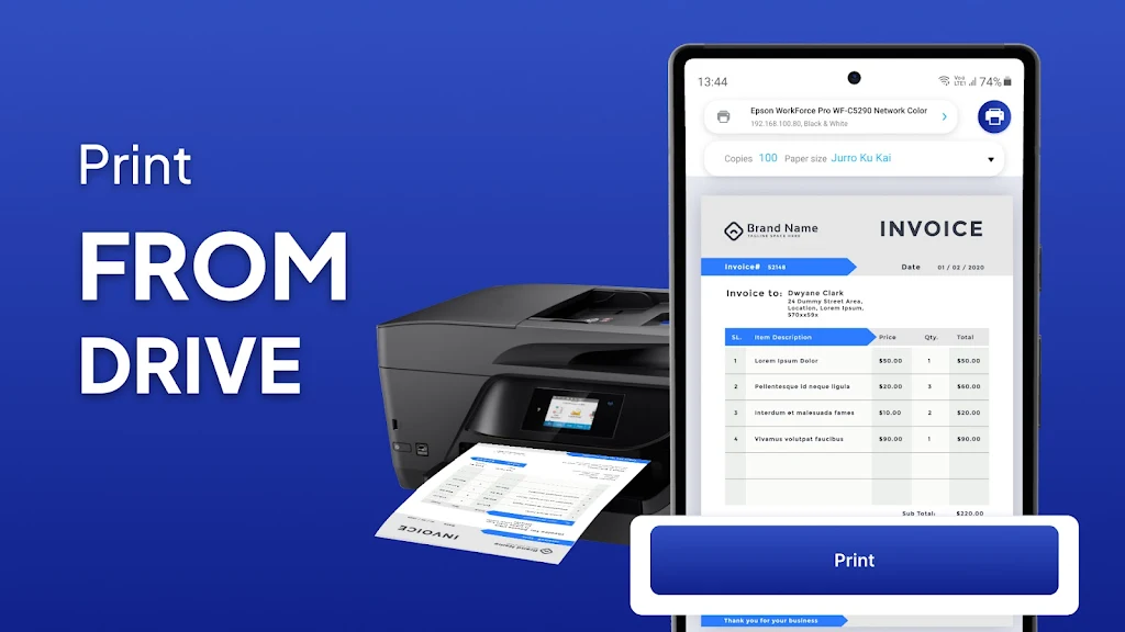 Mobile Printer: Print & Scan Capture d'écran 3