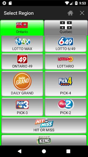 Lotto Number Generator Canada Скриншот 1