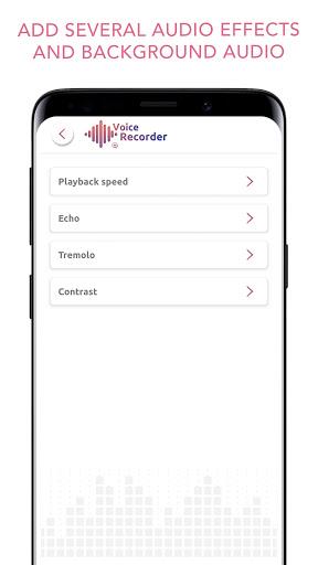 Voice Recorder and Editor App Capture d'écran 3