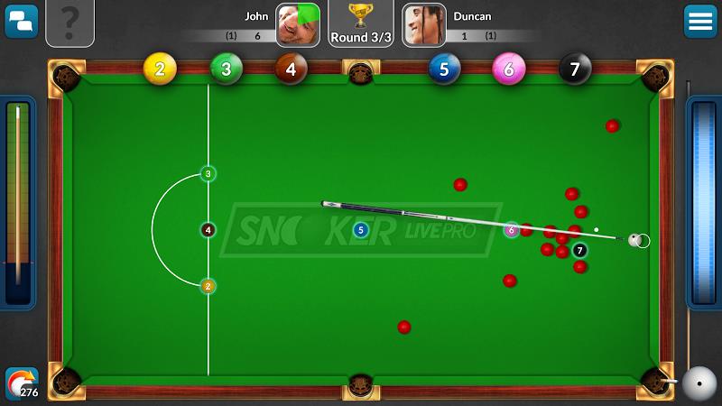 Snooker Live Pro & Six-red Скриншот 3