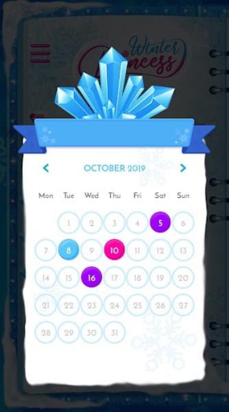 Winter Princess Diary应用截图第2张