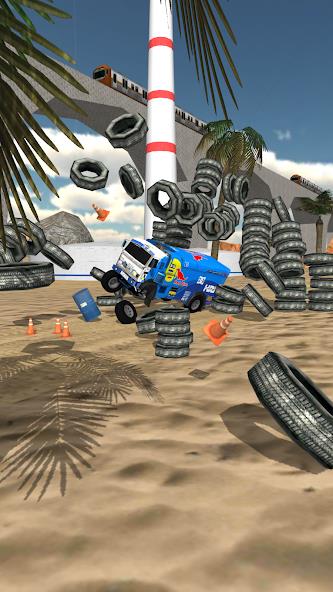 Stunt Truck Jumping Mod Capture d'écran 3