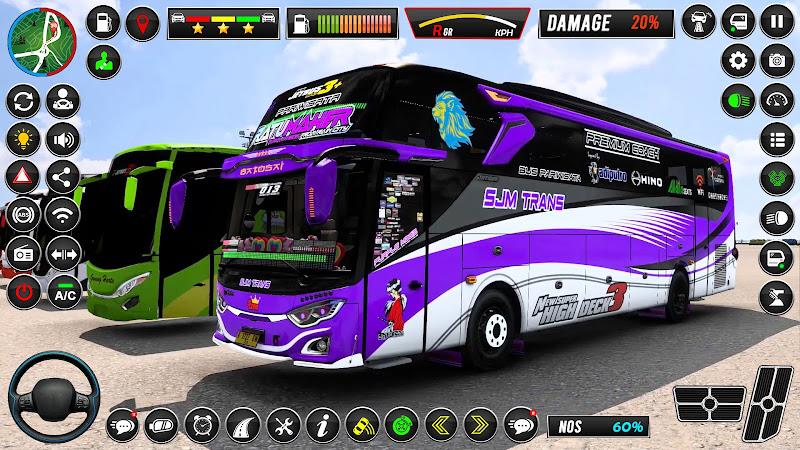 Luxury Coach Bus Driving Game स्क्रीनशॉट 3