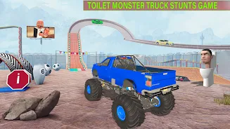 Toilet Monster Car Stunts Game應用截圖第1張