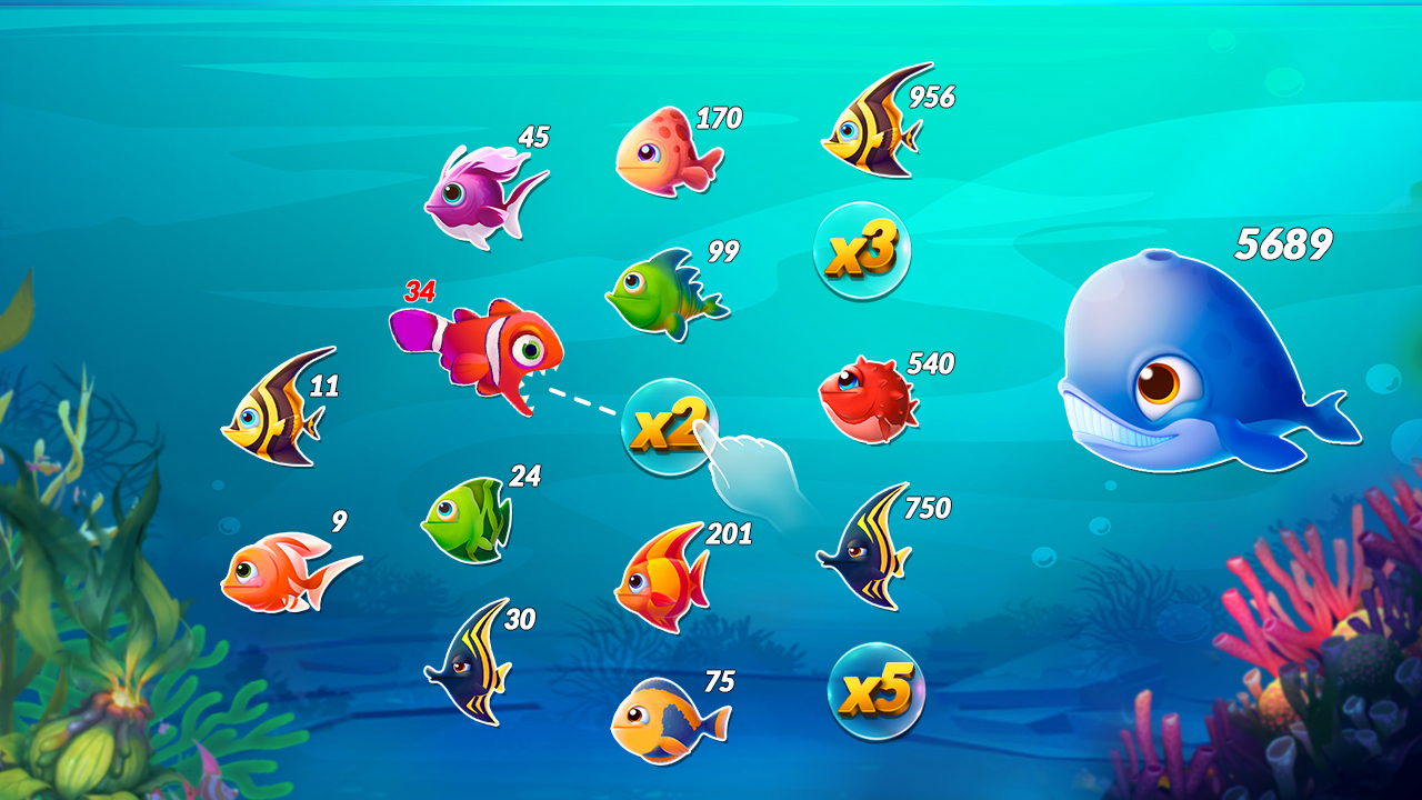 Big Eat Fish Games Shark Games Скриншот 3