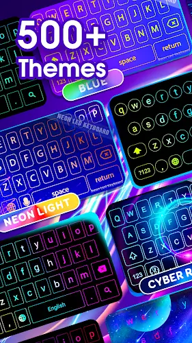 Neon LED Keyboard: Clavier LED Capture d'écran 3