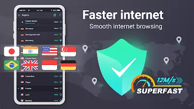 Touch VPN - Fast Wifi Security Скриншот 1