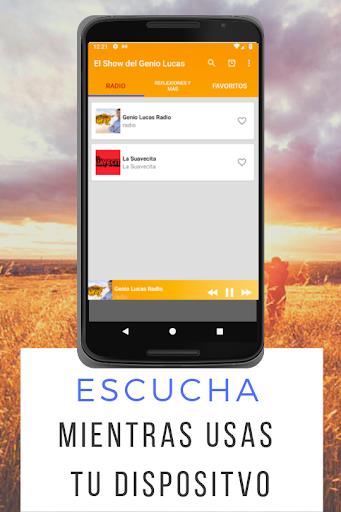 El Genio Lucas Radio en Vivo Reflexiones y Podcast Captura de tela 3