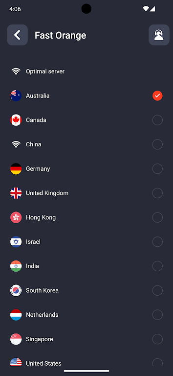 FastOrange VPN Captura de tela 2