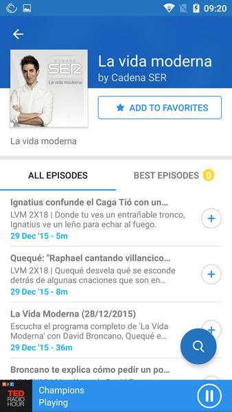Podcast App - App de Podcasts Captura de pantalla 1