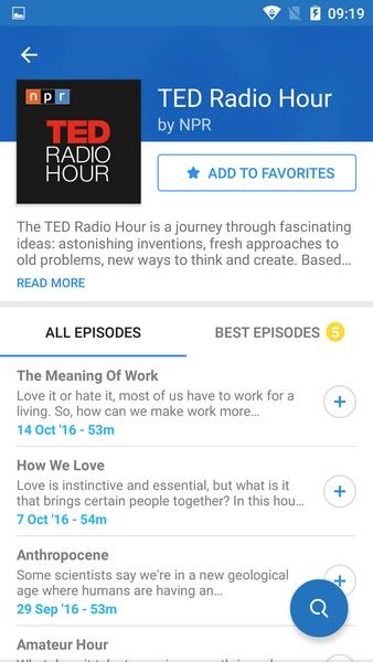 Podcast App - App de Podcasts Captura de pantalla 3