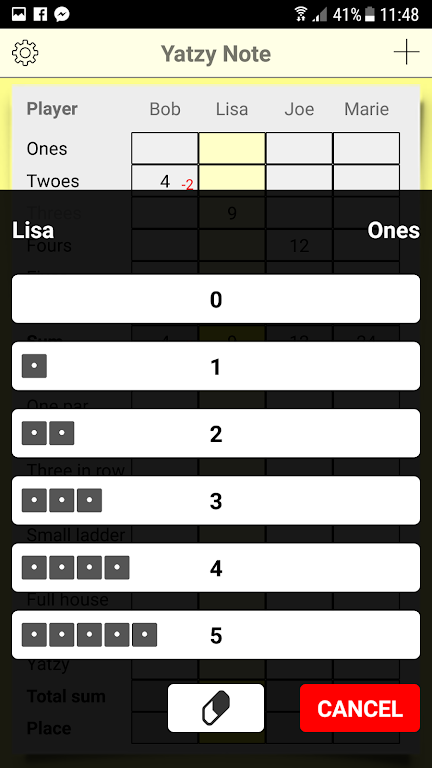 Yatzy Note Screenshot 3