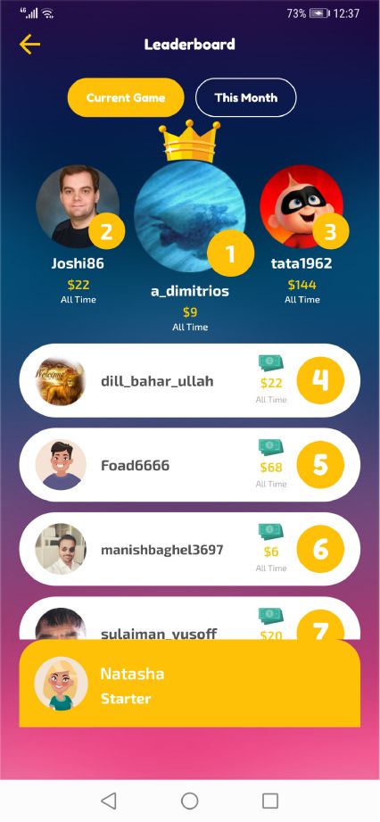 Play and Win-Win Cash Prizes! Скриншот 3