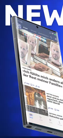 20 Minuten - Nachrichten Captura de pantalla 1