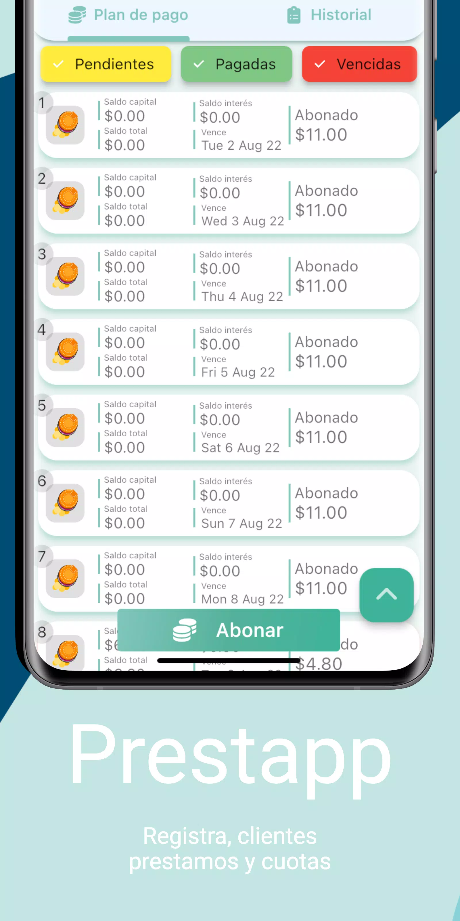 Collection Manager - Prestapp Captura de pantalla 1
