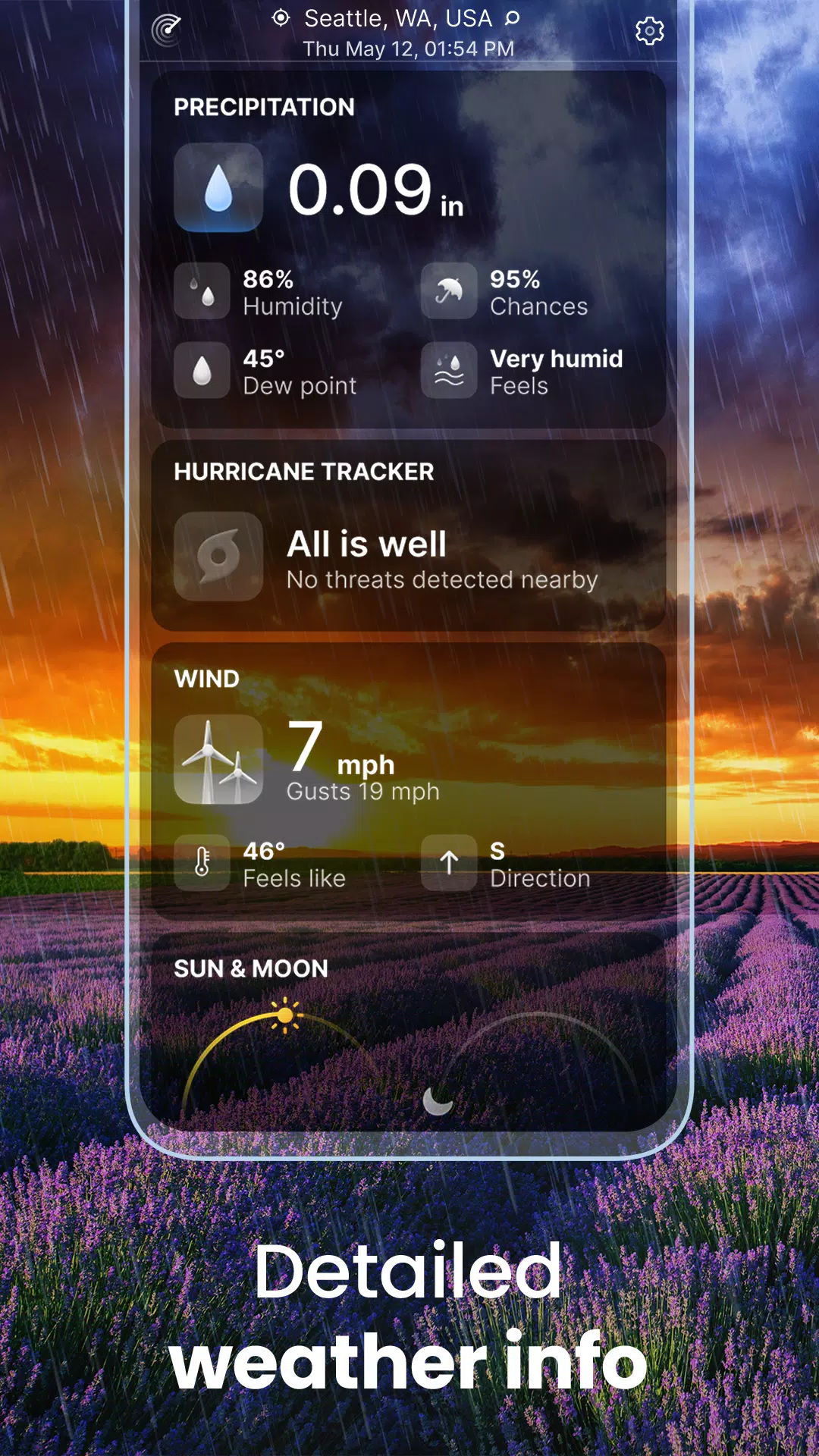 Weather Live° स्क्रीनशॉट 4