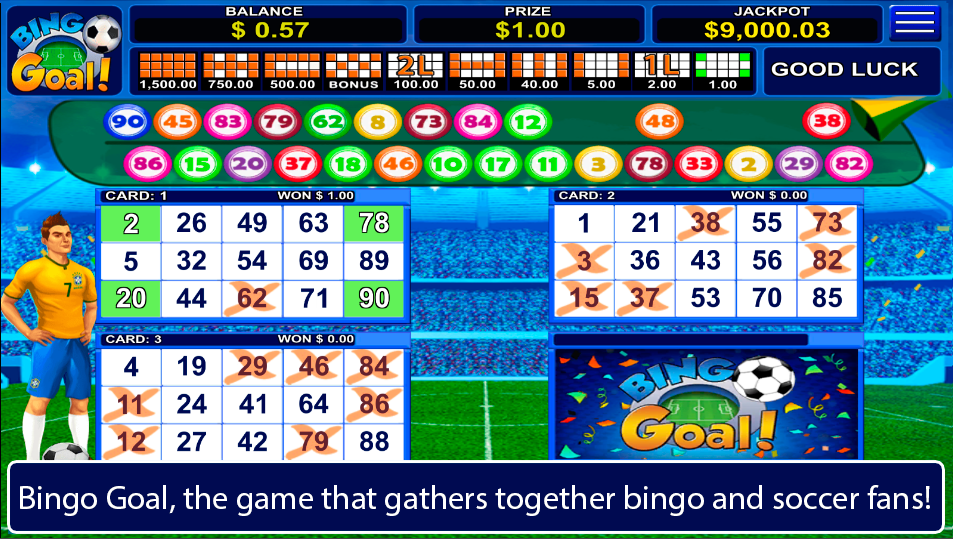 Bingo Goal - Video Bingo应用截图第1张