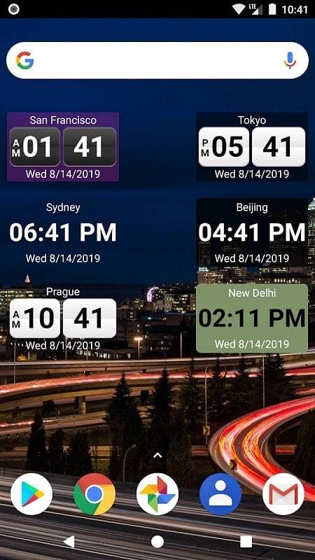World Clock Widget 2024 Pro应用截图第2张