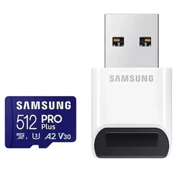512GB Samsung Pro Plus Micro SDXC卡帶USB適配器現在$ 29.99