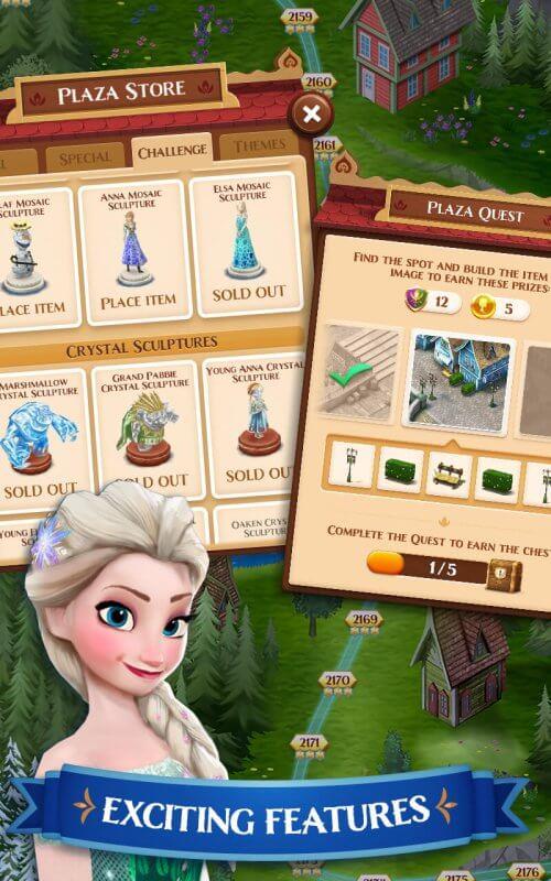 Disney Frozen Free Fall Скриншот 2