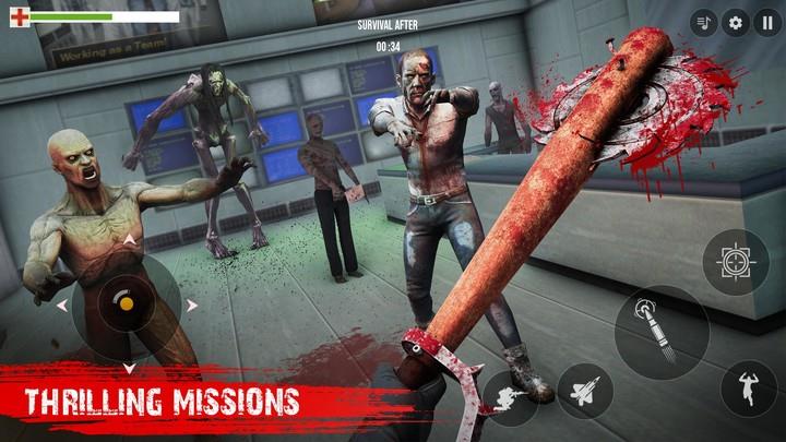 Sniper 3D Zombie: War Shooting Screenshot 1