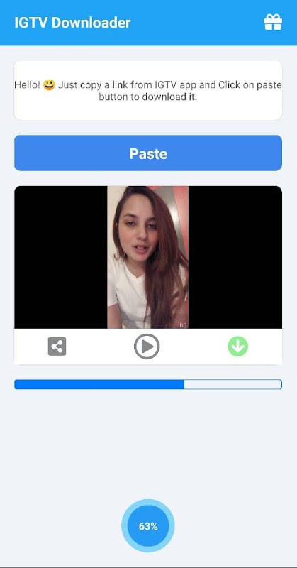 IGTV Video Downloader Скриншот 1