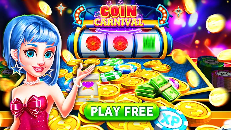 Coin Carnival Cash Pusher Game स्क्रीनशॉट 1