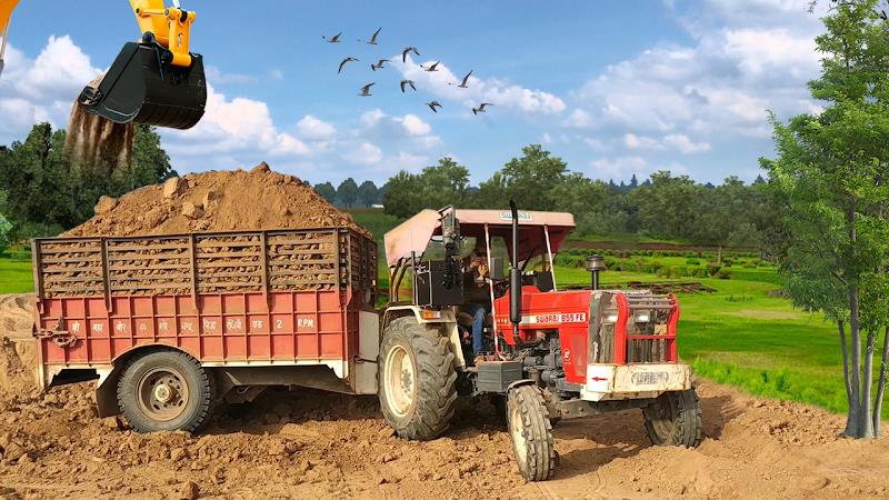 Indian Tractor Trolley Farming应用截图第2张
