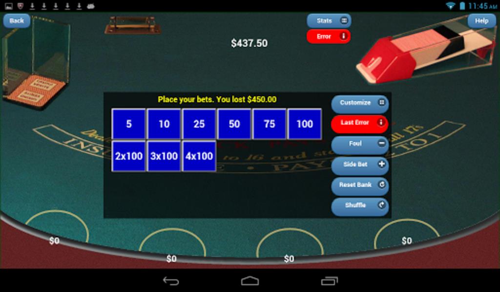 Blackjack Verite Free Screenshot 1