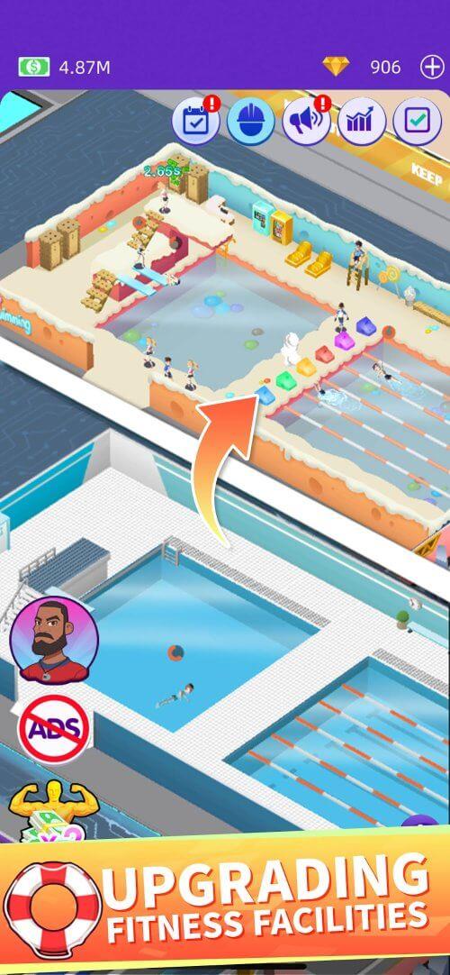 Idle GYM Sports Capture d’écran 1