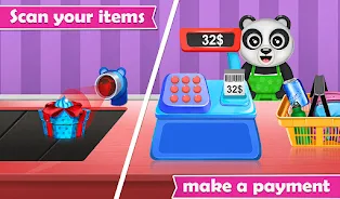 Panda Supermarket Shopping Fun應用截圖第3張