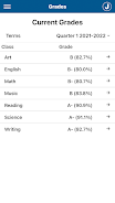 Gradelink Student/Parent App Screenshot 1