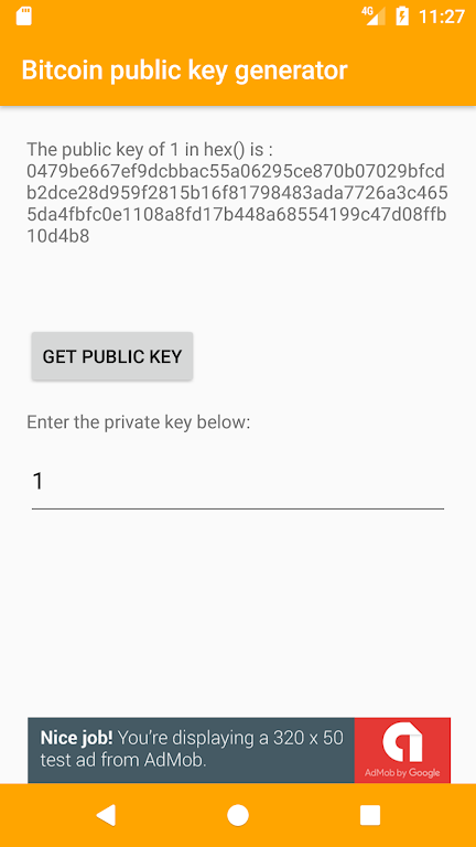 Bitcoin Public Key Generator Mod Скриншот 2